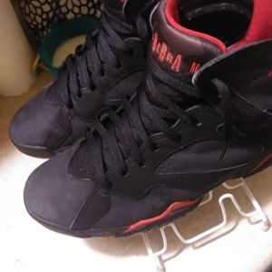 1992 jordan 7 IIV black-darkcharcoal OG'S.